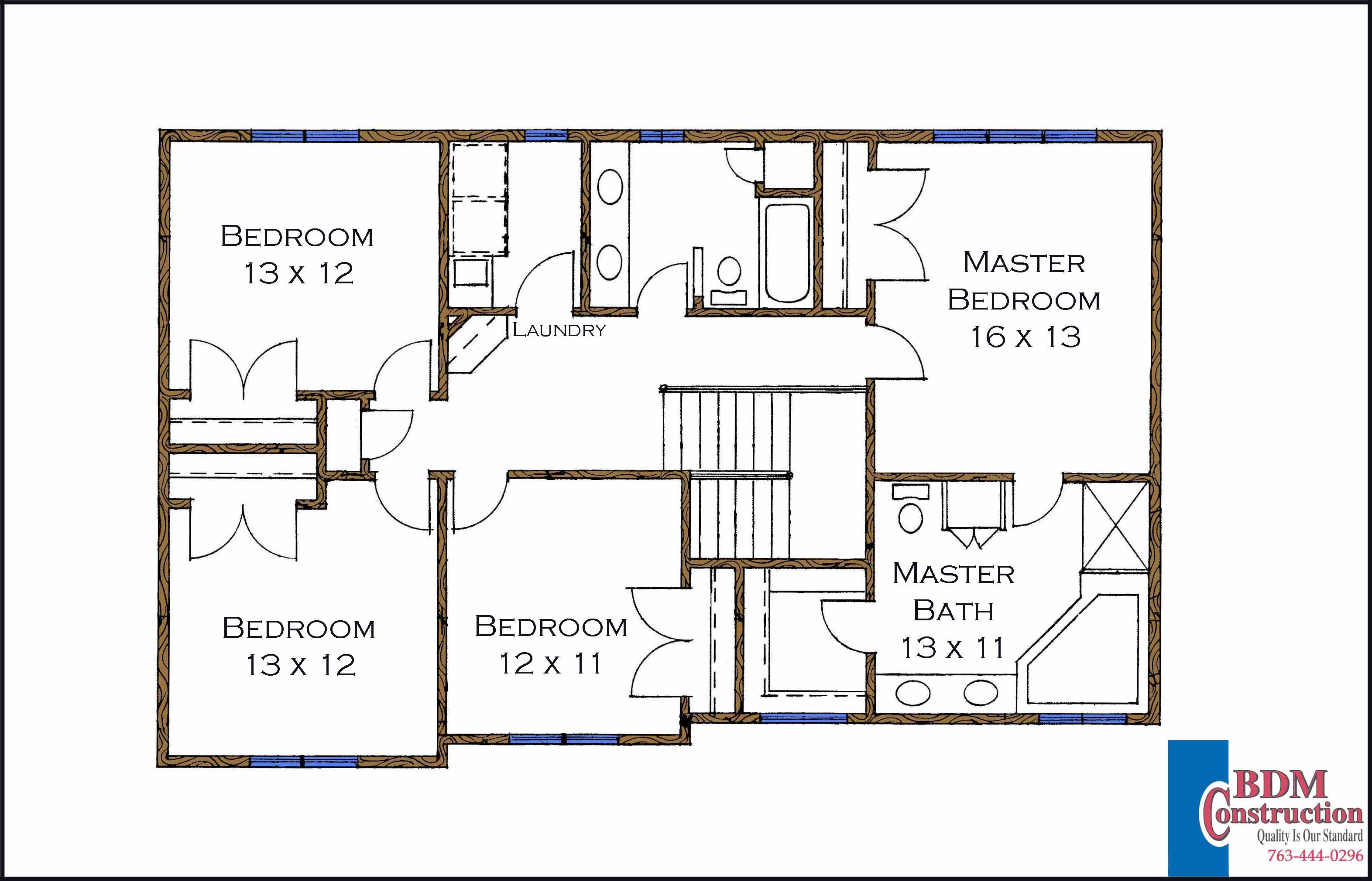 Second Floor of Model Home in Andover